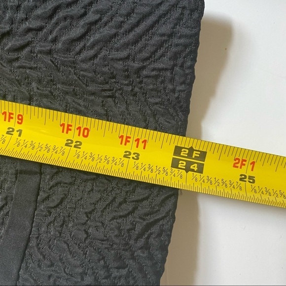 Marc Jacobs Black Textured Silk Blend Coat Snap Front Long Jacket Small - Picture 11 of 13